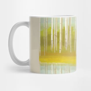 Birch Trees by Water Mug